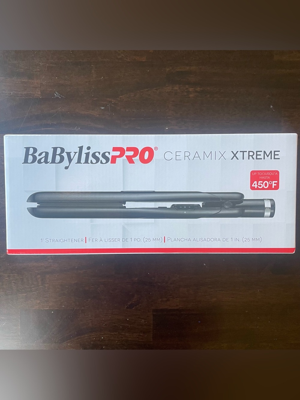 BaByliss PRO Ceramix Xtreme Ceramic 1” Straightener Flat Iron Black Professional